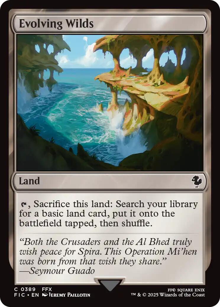 Evolving Wilds (Surge Foil) [FINAL FANTASY Commander] | Devastation Store