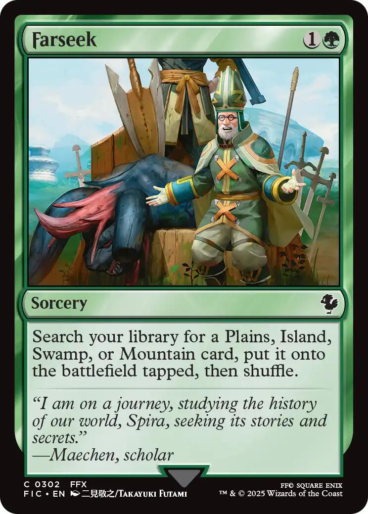 Farseek (Surge Foil) [FINAL FANTASY Commander] | Devastation Store