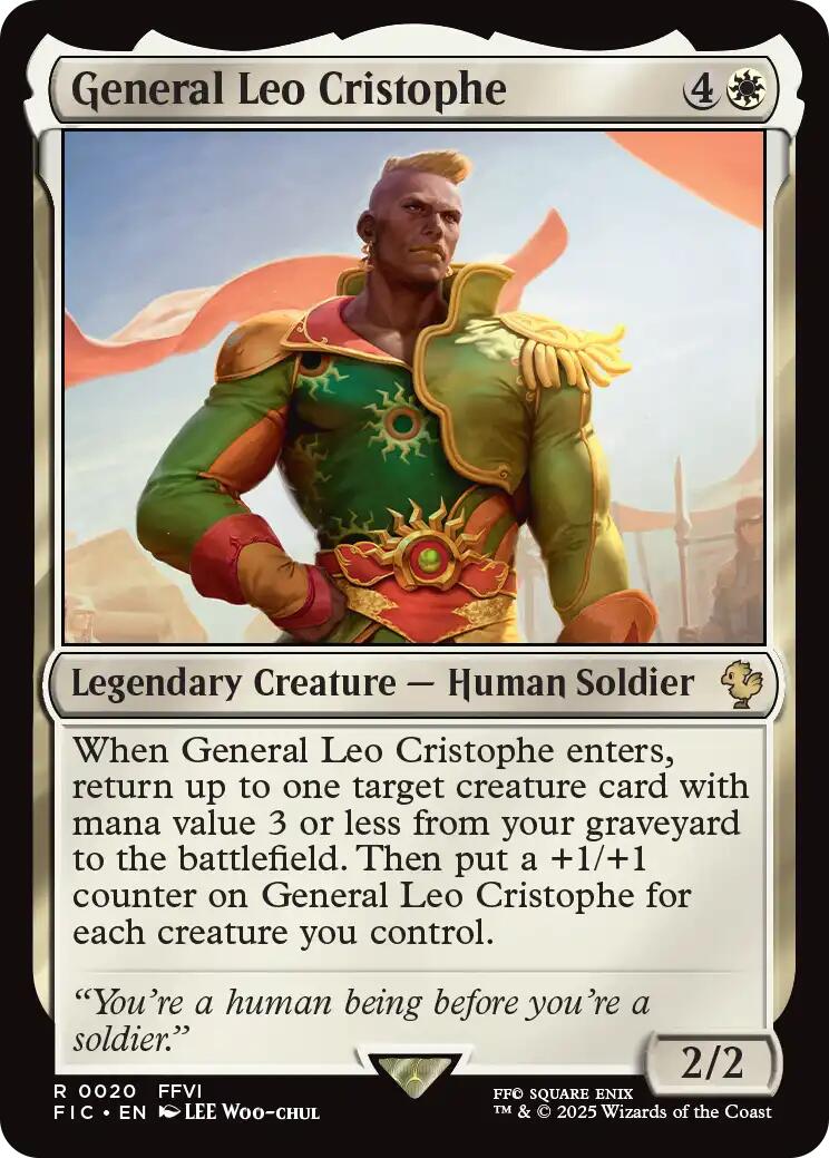 General Leo Cristophe (Surge Foil) [FINAL FANTASY Commander] | Devastation Store