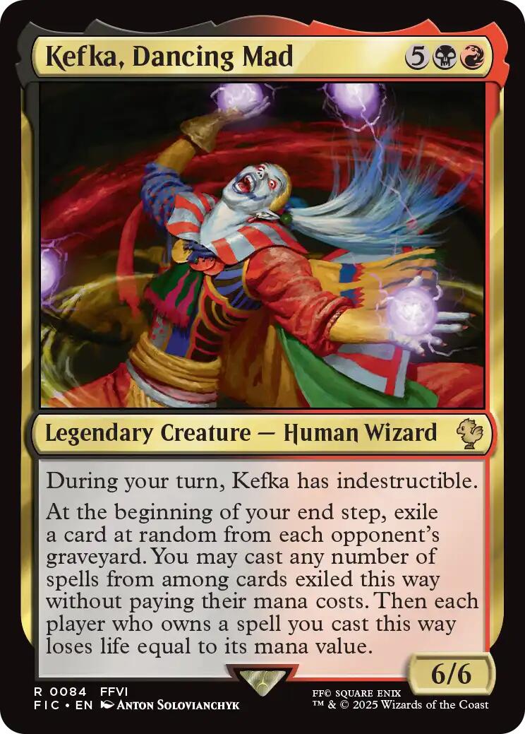 Kefka, Dancing Mad (Surge Foil) [FINAL FANTASY Commander] | Devastation Store