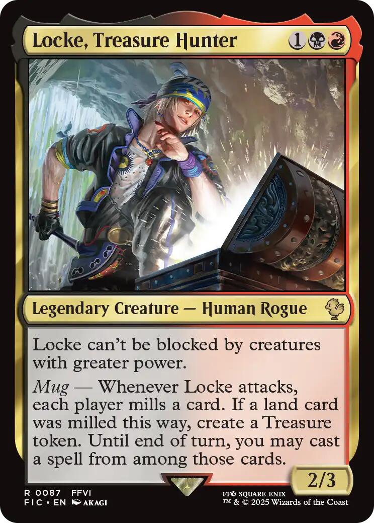 Locke, Treasure Hunter (Surge Foil) [FINAL FANTASY Commander] | Devastation Store
