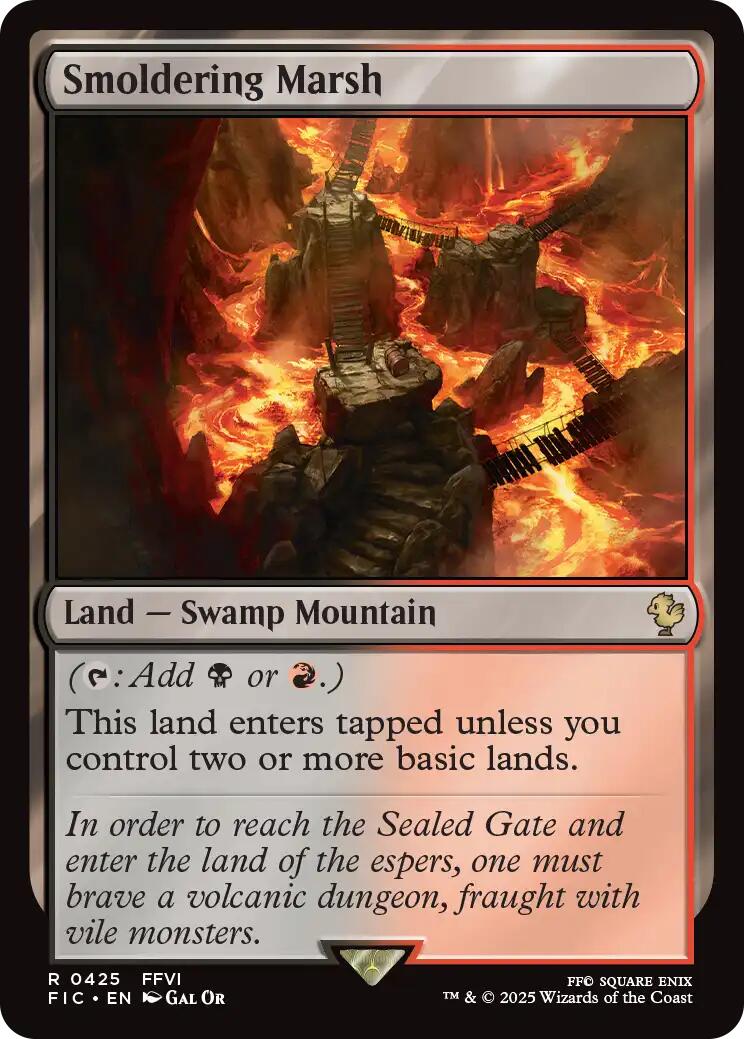 Smoldering Marsh (Surge Foil) [FINAL FANTASY Commander] | Devastation Store