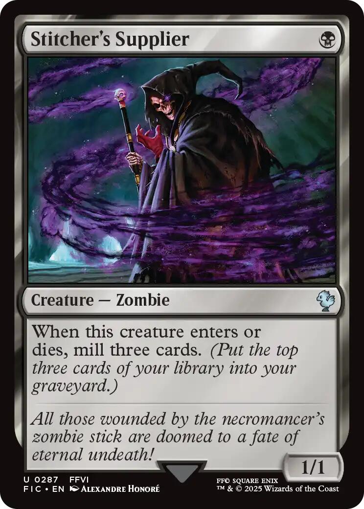 Stitcher's Supplier (Surge Foil) [FINAL FANTASY Commander] | Devastation Store