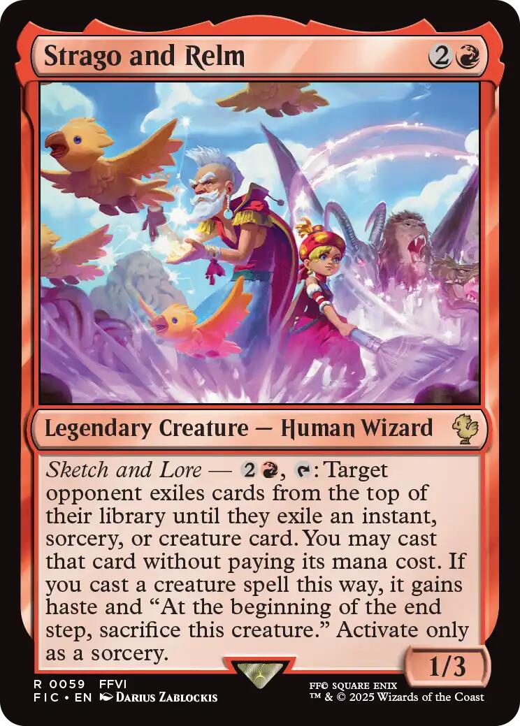 Strago and Relm (Surge Foil) [FINAL FANTASY Commander] | Devastation Store