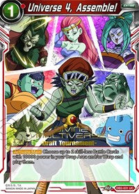 Universe 4, Assemble! (Divine Multiverse Draft Tournament) (DB2-031) [Tournament Promotion Cards] | Devastation Store