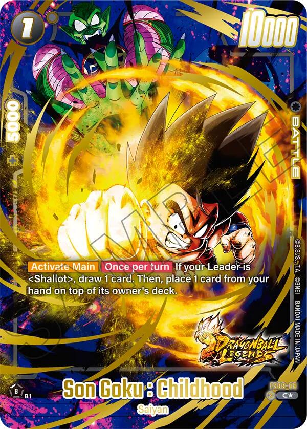 Son Goku : Childhood (Bonus Pack Alternate Art) [Starter Deck: Shallot] | Devastation Store
