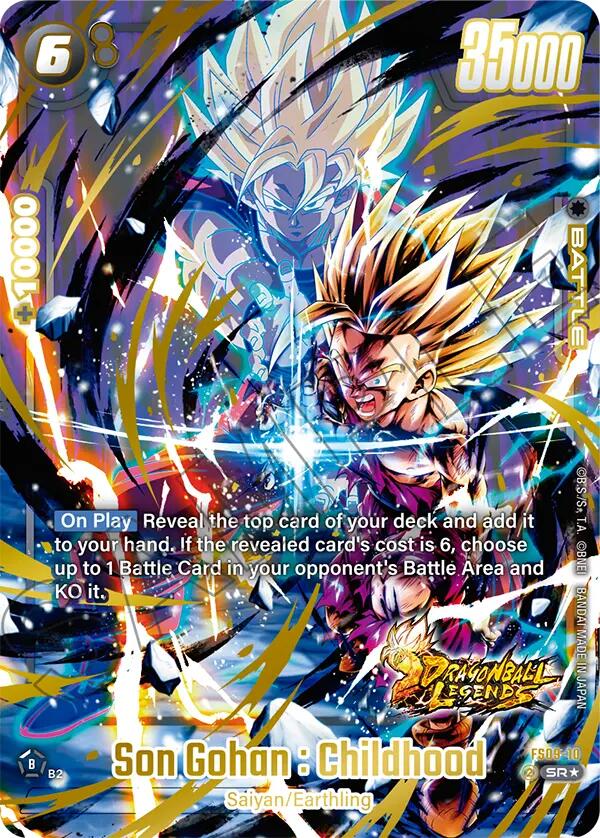 Son Gohan : Childhood (Bonus Pack Alternate Art) [Starter Deck: Shallot] | Devastation Store