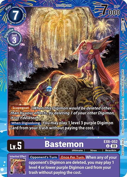 Bastemon [EX6-052] (Regulation Battle Vol. 2) [Promotion Cards] | Devastation Store