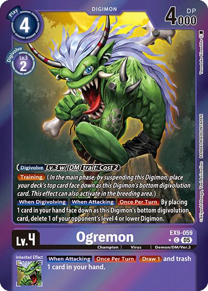 Ogremon [EX9-059] (Limited Foil) [Versus Monsters] | Devastation Store