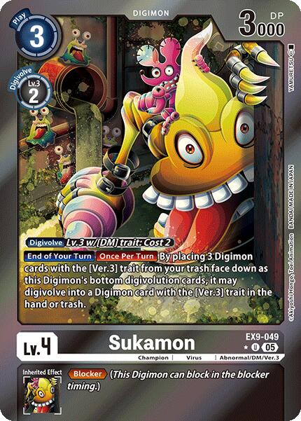 Sukamon [EX9-049] (Limited Foil) [Versus Monsters] | Devastation Store