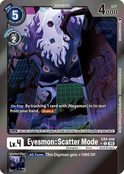 Eyesmon: Scatter Mode [EX9-048] (Limited Foil) [Versus Monsters] | Devastation Store