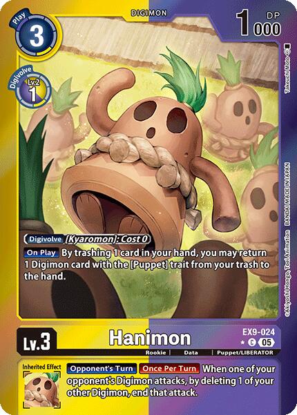 Hanimon [EX9-024] (Limited Foil) [Versus Monsters] | Devastation Store
