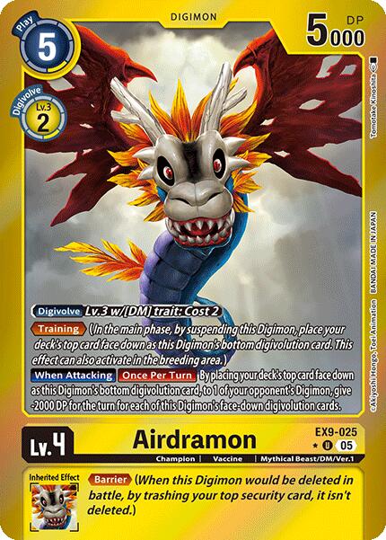 Airdramon [EX9-025] (Limited Foil) [Versus Monsters] | Devastation Store