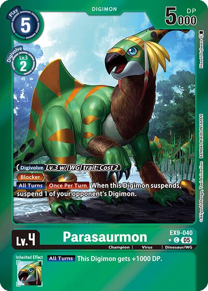 Parasaurmon [EX9-040] (Limited Foil) [Versus Monsters] | Devastation Store