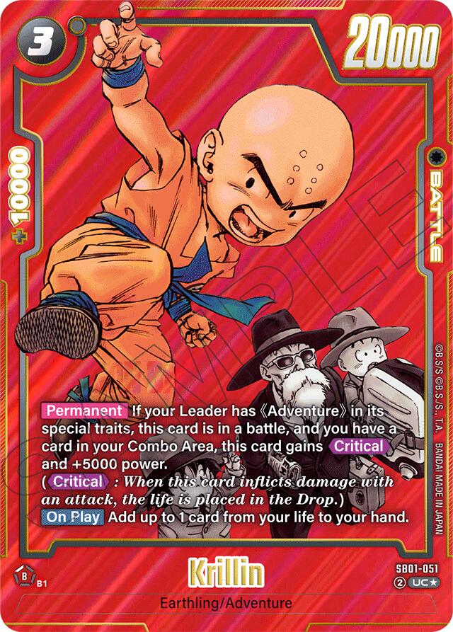 Krillin (SB01-051) (Alternate Art) [Manga Booster 01] - Devastation Store | Devastation Store