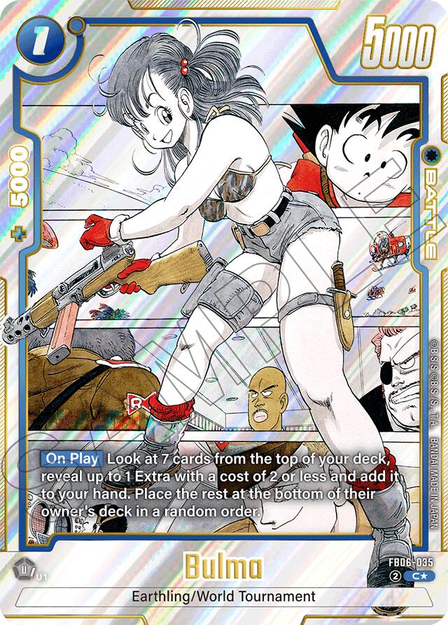 Bulma (FB06-035) (Alternate Art) [Manga Booster 01] - Devastation Store | Devastation Store