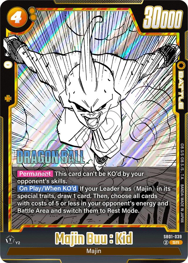 Majin Buu : Kid (SB01-039) [Manga Booster 01] | Devastation Store