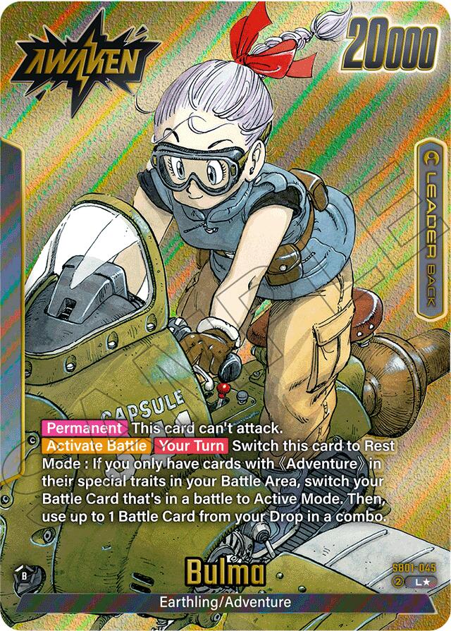 Bulma (SB01-045) (Gold) [Manga Booster 01] | Devastation Store