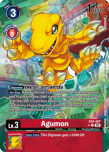 Agumon [EX9-007] (Digital Monster Day Commemoration Event Winner) [Promotion Cards] | Devastation Store