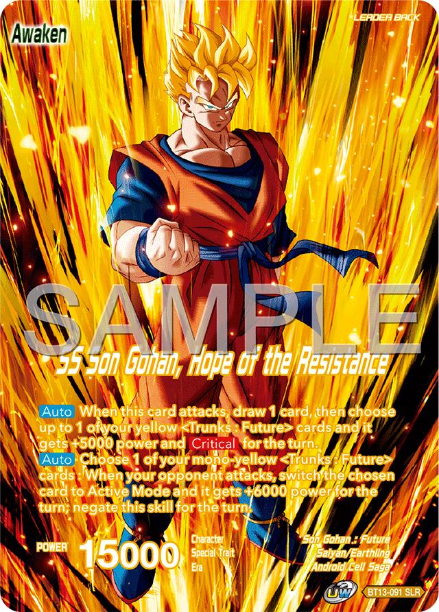 Son Gohan // SS Son Gohan, Hope of the Resistance (Reprint) (BT13-091) [Premium Anniversary Box 2025] | Devastation Store