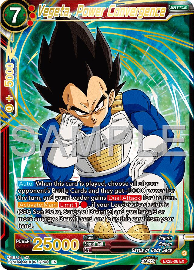 Vegeta, Power Convergence (EX25-06) [Premium Anniversary Box 2025] | Devastation Store