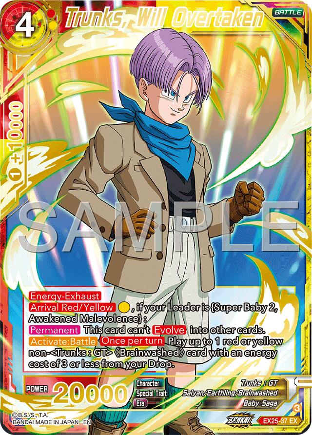 Trunks, Will Overtaken (EX25-37) [Premium Anniversary Box 2025] | Devastation Store
