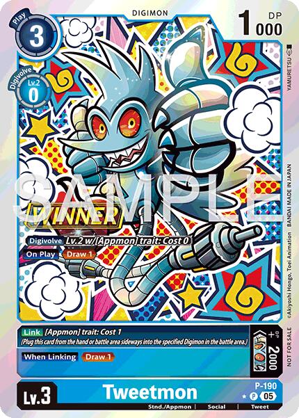 Tweetmon [P-190] (Store Tournament 2025 Vol.3 Winner Pack) [Promotion Cards] | Devastation Store
