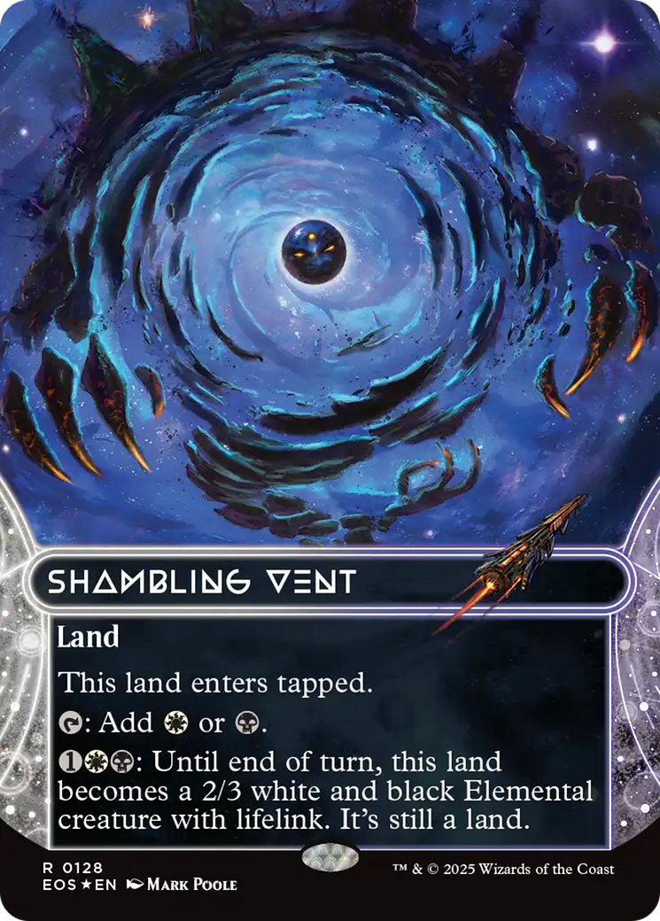 Shambling Vent (0128) (Borderless) (Galaxy Foil) [Edge of Eternities: Stellar Sights] | Devastation Store