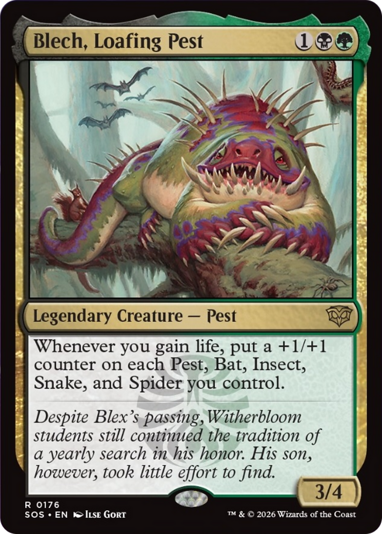 Blech, Loafing Pest [Secrets of Strixhaven] | Devastation Store