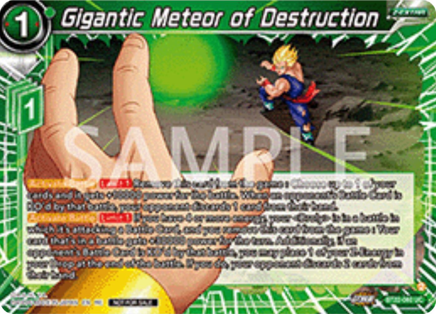 Gigantic Meteor of Destruction (Deluxe Pack 2025 Vol.2) (BT22-060) [Promotion Cards] | Devastation Store