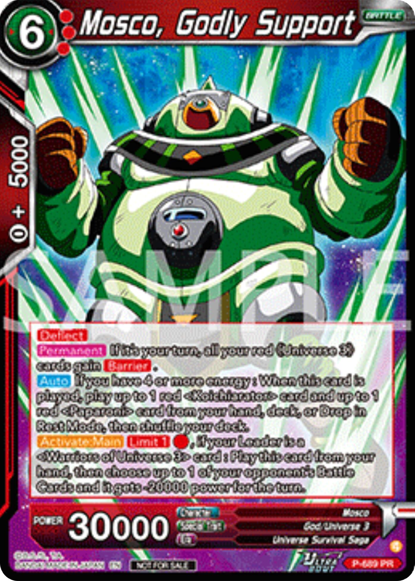 Mosco, Godly Support (Deluxe Pack 2025 Vol.2) (P-689) [Promotion Cards] | Devastation Store