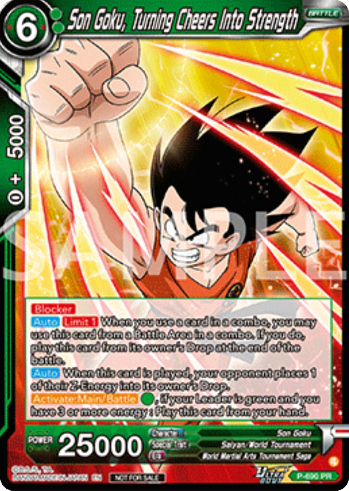 Son Goku, Turning Cheers Into Strength (Deluxe Pack 2025 Vol.2) (P-690) [Promotion Cards] | Devastation Store