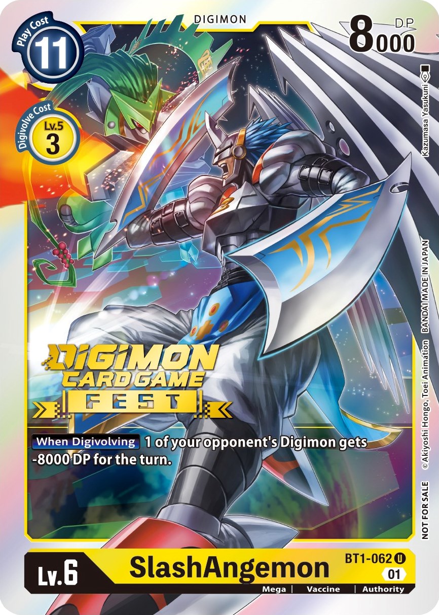 SlashAngemon [BT1-062] (Digimon Card Game Fest 2022) [Release Special Booster Promos] | Devastation Store