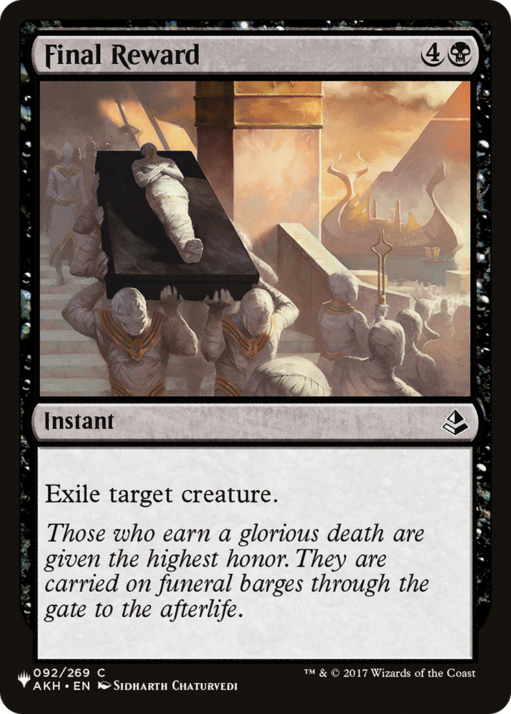 Final Reward [The List] | Devastation Store