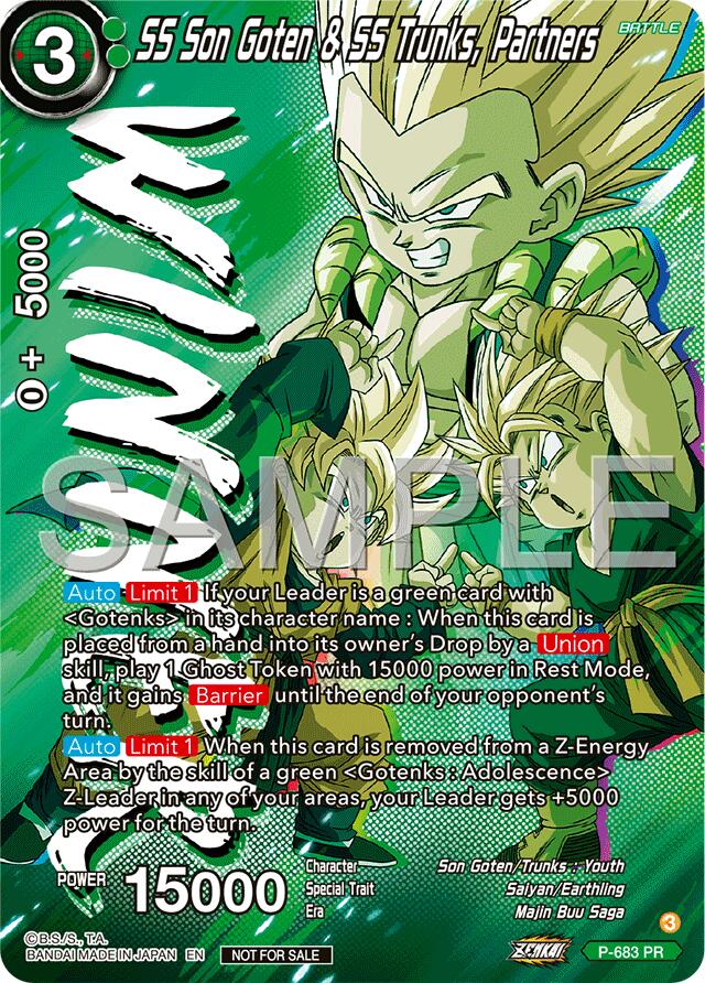 SS Son Goten & SS Trunks, Partners (Zenkai Series Tournament Pack Vol.12) (Winner) (P-683) [Tournament Promotion Cards] | Devastation Store