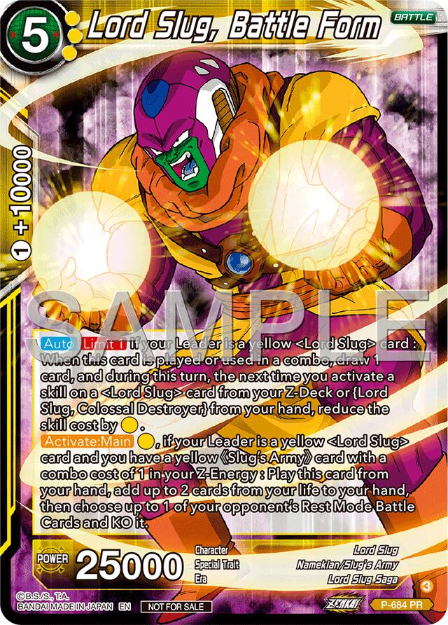 Lord Slug, Battle Form (Zenkai Series Tournament Pack Vol.12) (P-684) [Tournament Promotion Cards] | Devastation Store