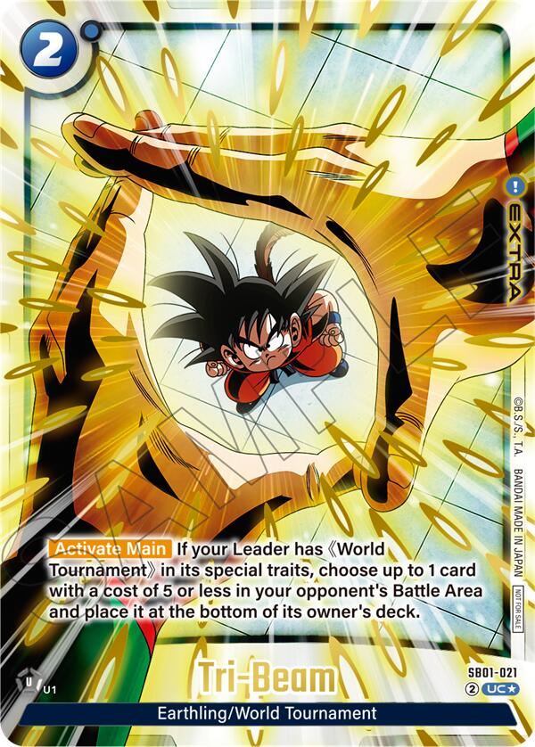 Tri-Beam (Limited Pack 02) (Alternate Art) [Fusion World Tournament Cards] | Devastation Store