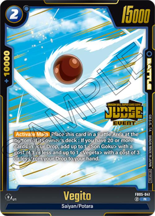 Vegito (Judge Pack 04 - Event Judge) [Fusion World Tournament Cards] | Devastation Store