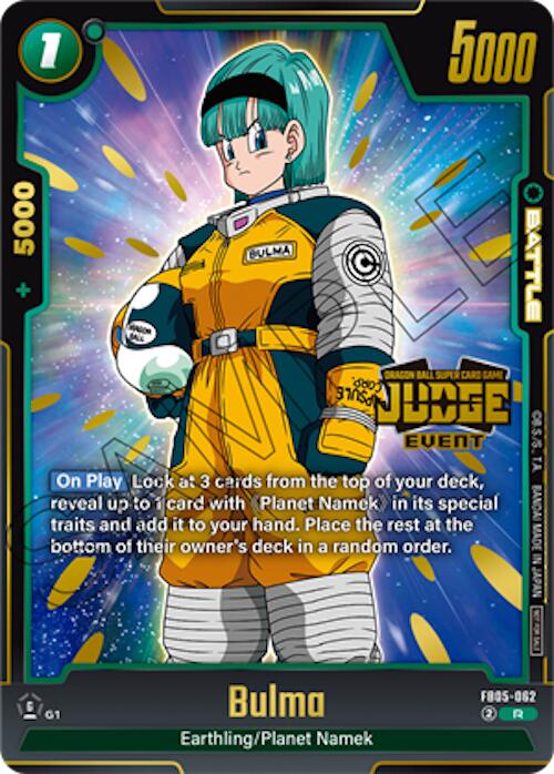 Bulma (Judge Pack 04 - Event) [Fusion World Tournament Cards] | Devastation Store
