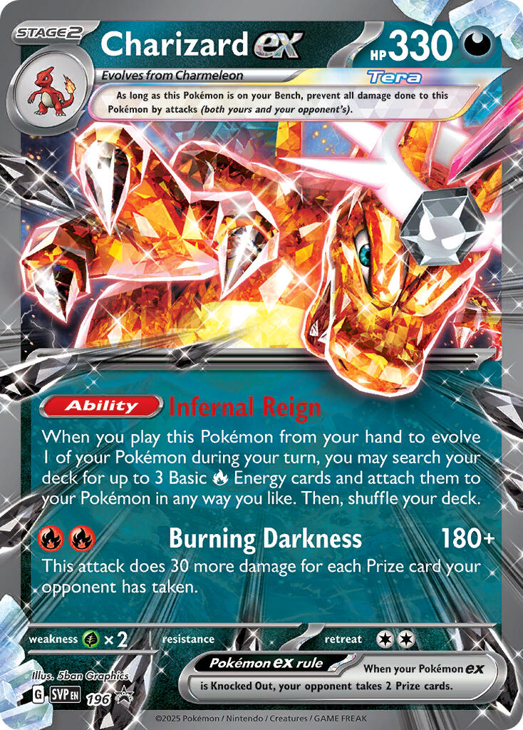 Charizard EX (196) [Scarlet & Violet: Black Star Promos] | Devastation Store