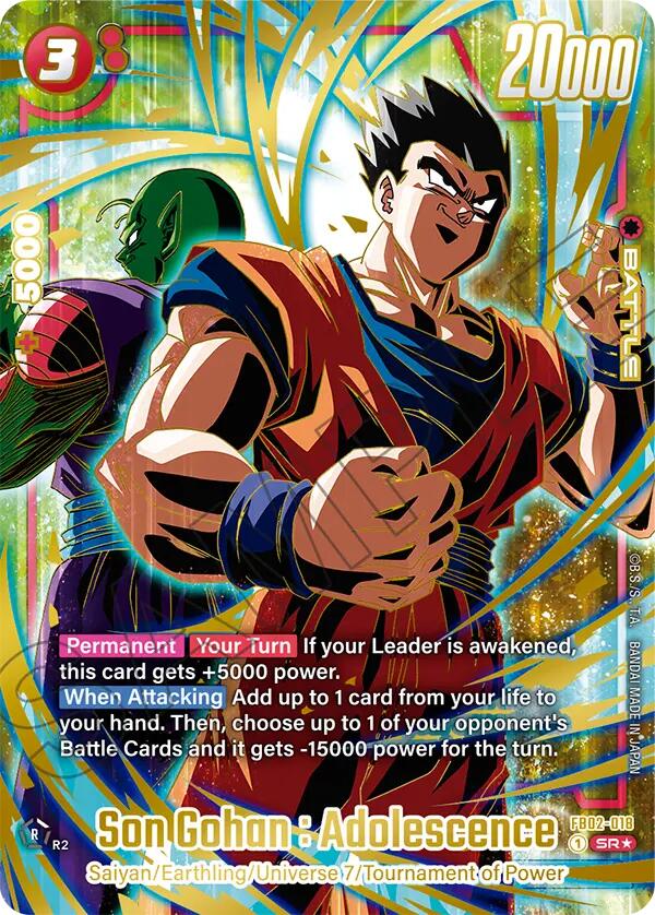 Son Gohan : Adolescence (1st Anniversary Set) [Fusion World Promotion Cards] - Devastation Store | Devastation Store