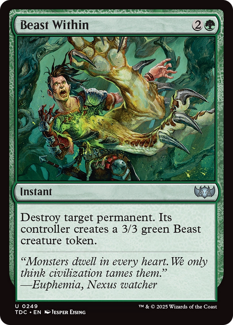 Beast Within [Tarkir: Dragonstorm Commander] | Devastation Store