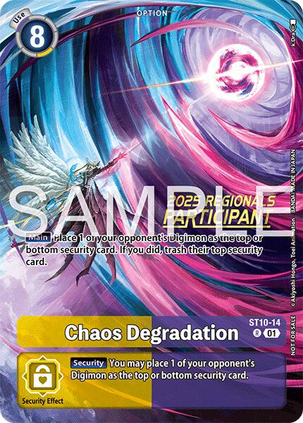 Chaos Degradation [ST10-14] (Regionals 25-26 Season 2 Participant) [Starter Deck: Parallel World Tactician] | Devastation Store