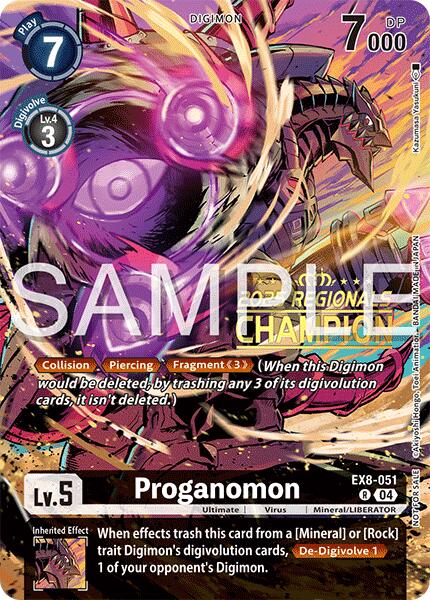 Proganomon [EX8-051] (Regionals 25-26 Season 2 Champion) [Chain of Liberation] | Devastation Store