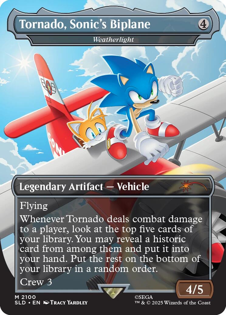 Tornado, Sonic's Biplane - Weatherlight [Secret Lair Drop Series] | Devastation Store