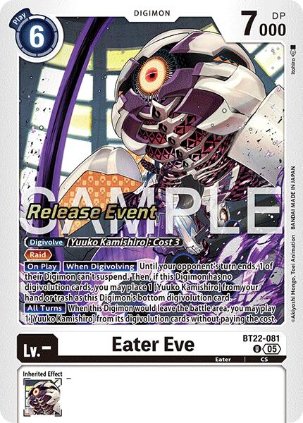Eater Eve [BT22-081] [Cyber Eden Release Event Cards] | Devastation Store