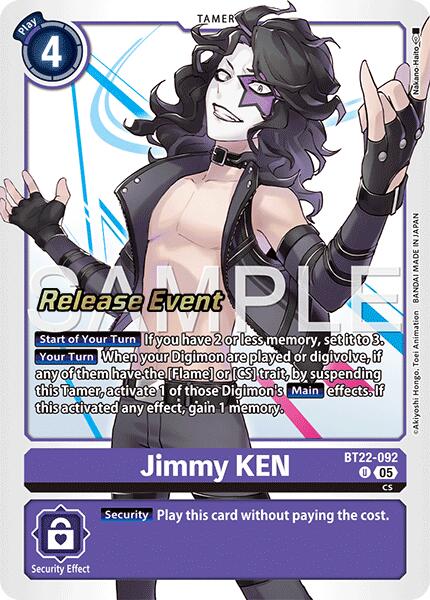 Jimmy KEN [BT22-092] [Cyber Eden Release Event Cards] | Devastation Store