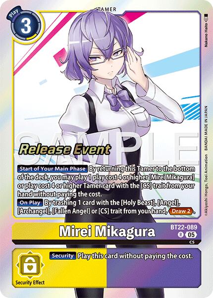Mirei Mikagura [BT22-089] [Cyber Eden Release Event Cards] | Devastation Store