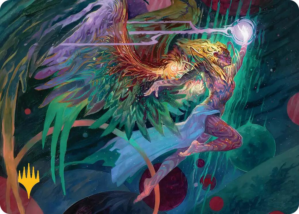 Exalted Sunborn Art Card (Gold-Stamped Signature) [Edge of Eternities Art Series] | Devastation Store