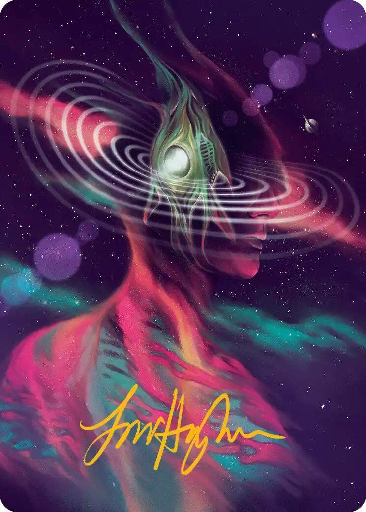 Terrasymbiosis Art Card (Gold-Stamped Signature) [Edge of Eternities Art Series] | Devastation Store